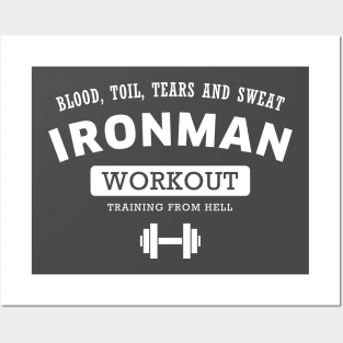 Ironman Workout Posters and Art